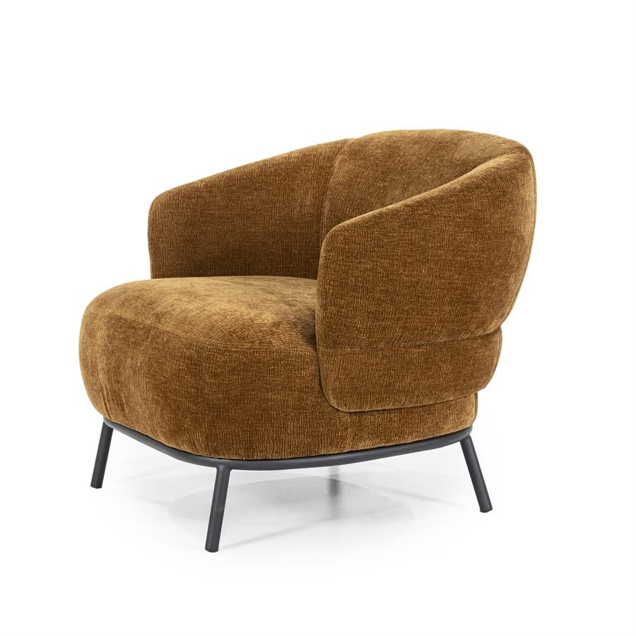 Fauteuil David - mosterd Safari - Afbeelding 2