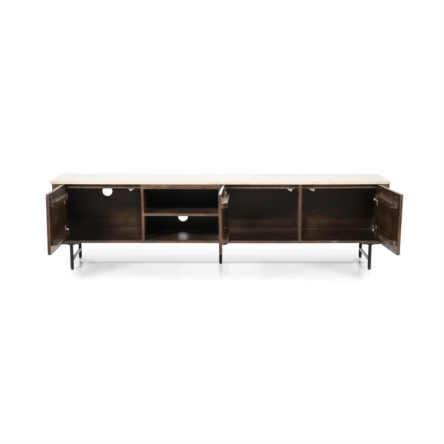 TV meubel Lio 200 cm - 3drs. - Afbeelding 2