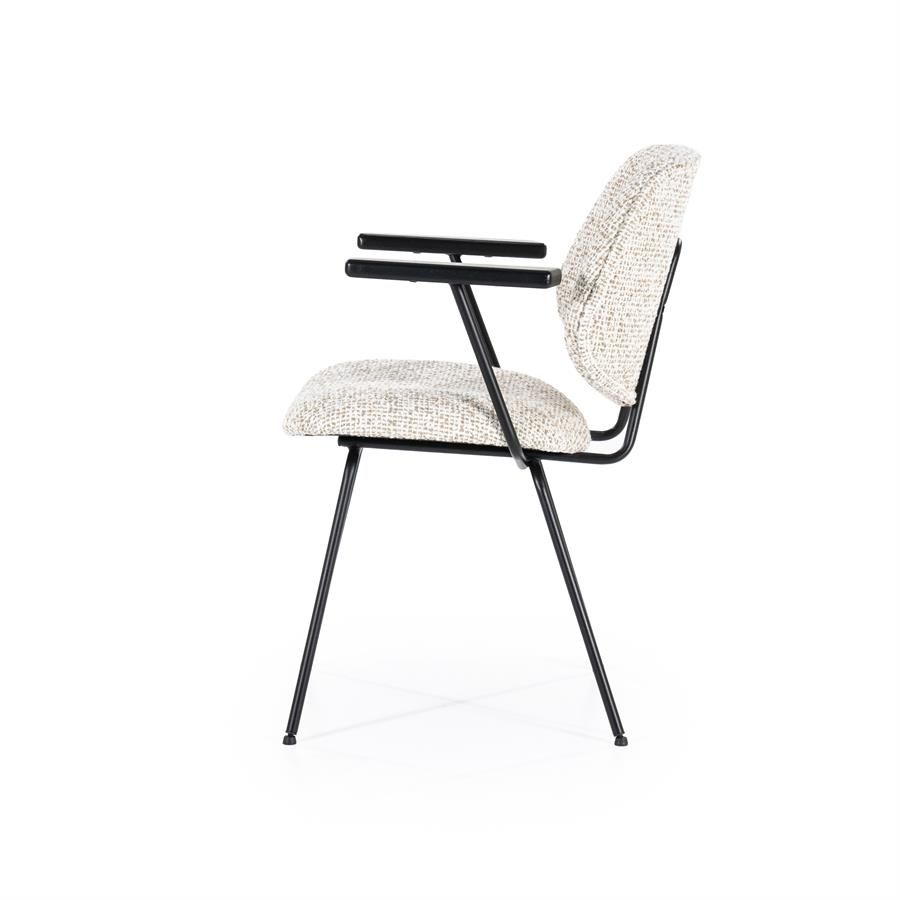 Stoel Jon met arml - beige Maywood - Afbeelding 3