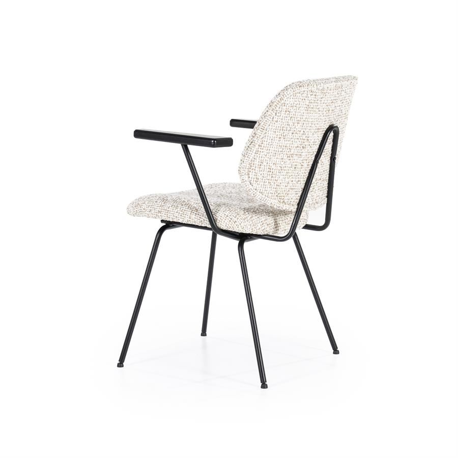 Stoel Jon met arml - beige Maywood - Afbeelding 4
