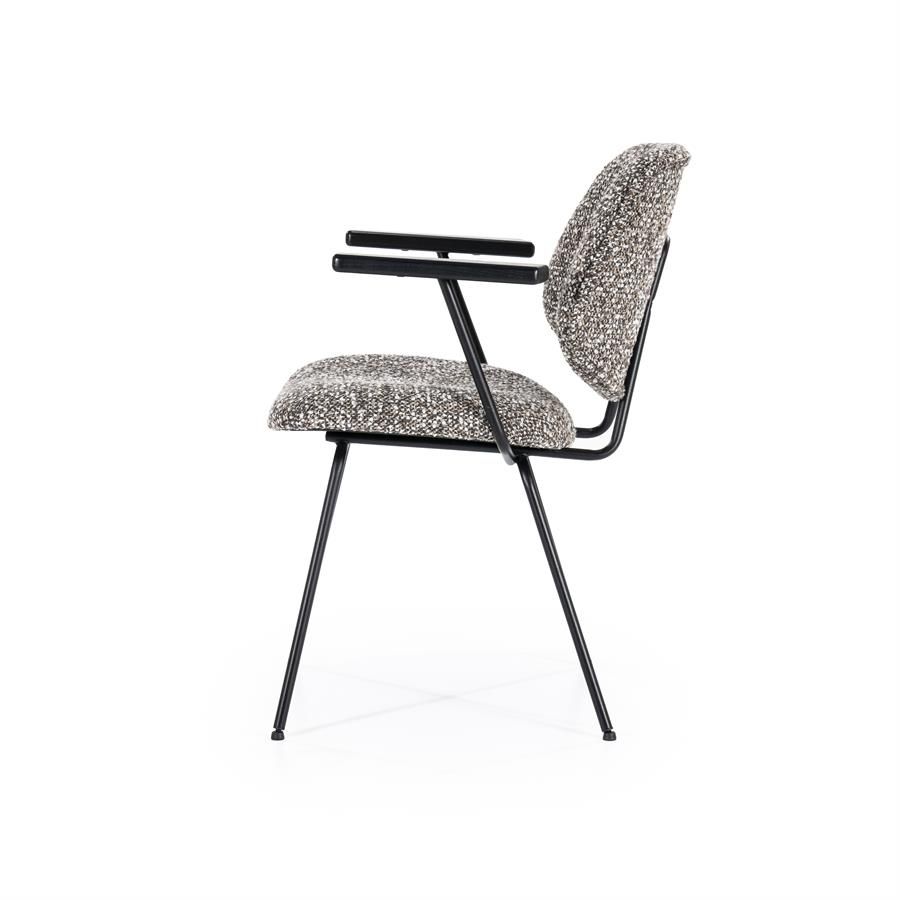 Stoel Jon met arml - taupe Maywood - Afbeelding 3