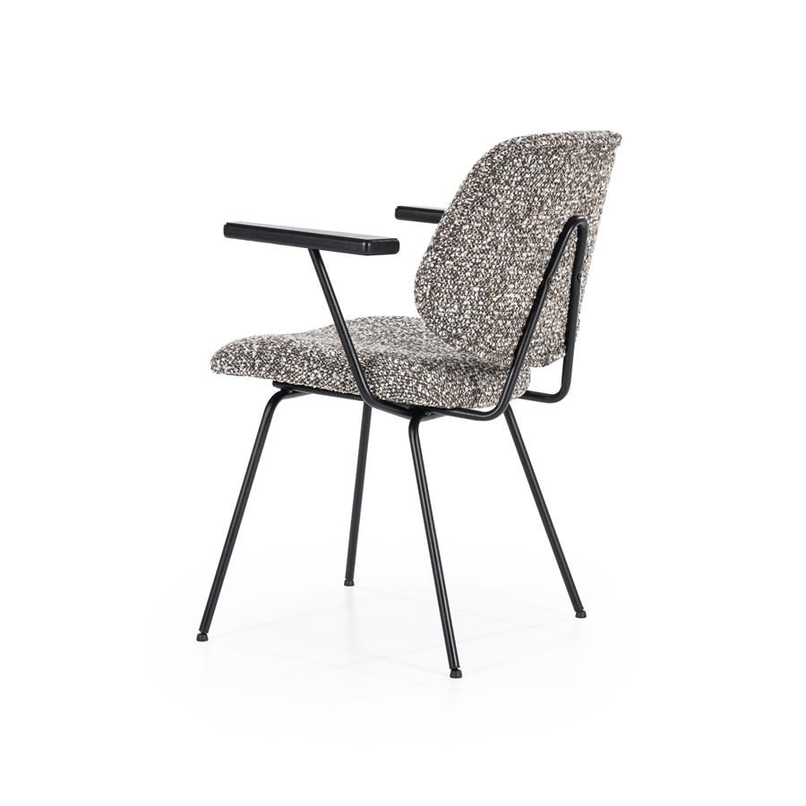 Stoel Jon met arml - taupe Maywood - Afbeelding 4