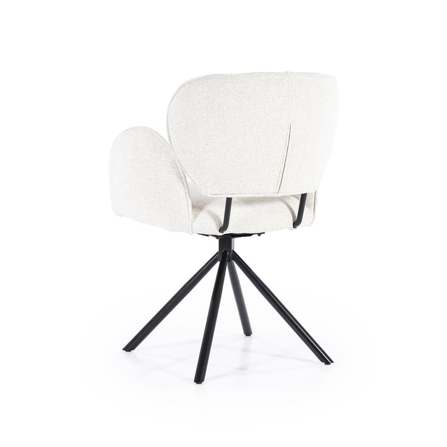 Stoel Rosalin - beige Moon - Afbeelding 4