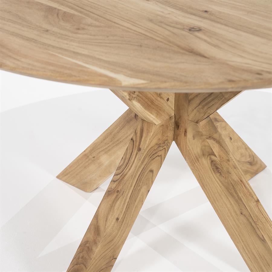 Eettafel Nikki 130x76 - naturel - Afbeelding 3