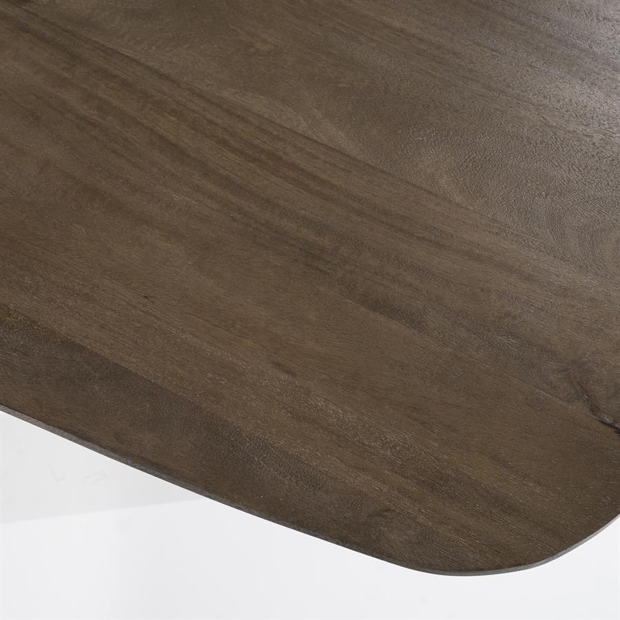 Eettafel Nikki 240x100 - bruin - Afbeelding 2