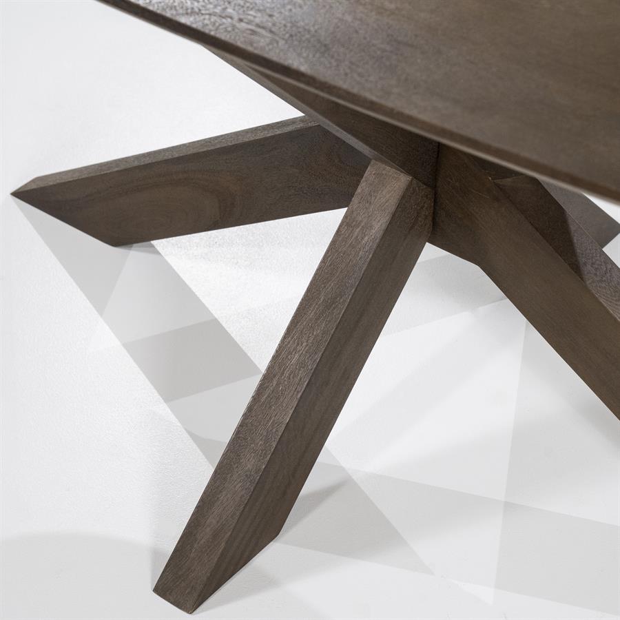 Eettafel Nikki 240x100 - bruin - Afbeelding 4