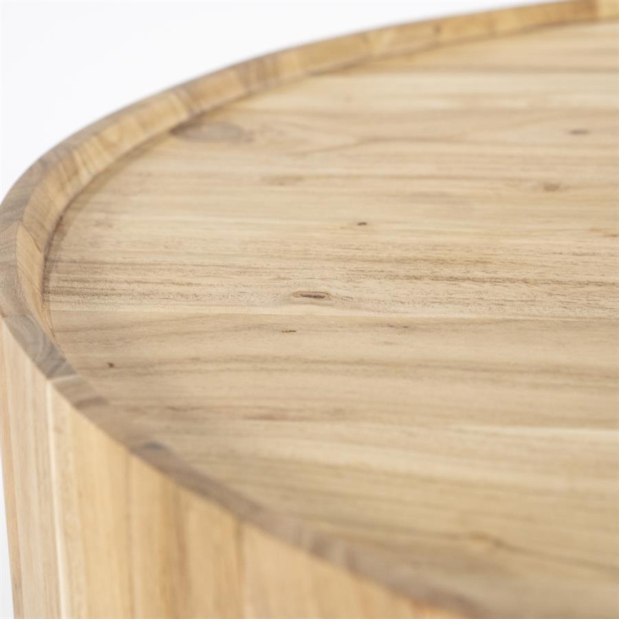 Salontafel Zayn 80x30 - naturel - Afbeelding 2