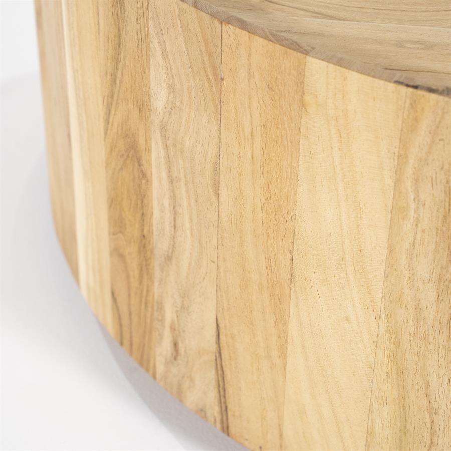 Salontafel Zayn 80x30 - naturel - Afbeelding 3