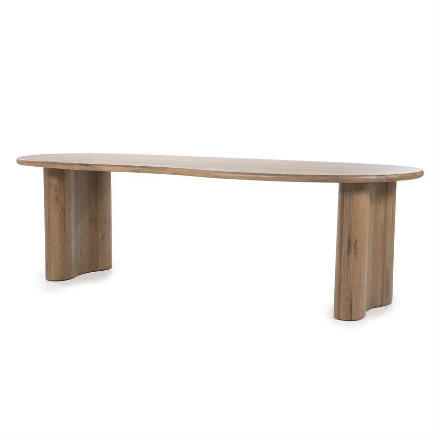 Eettafel Josh 250x110 cm - bruin - Afbeelding 2