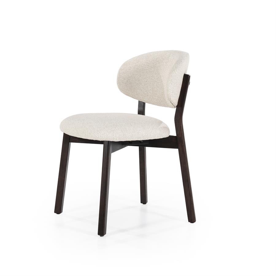 Stoel Mikky bruin - beige Moon - Afbeelding 2