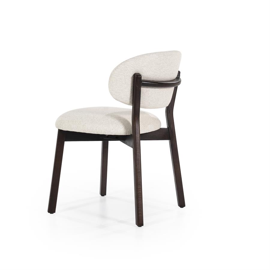 Stoel Mikky bruin - beige Moon - Afbeelding 4