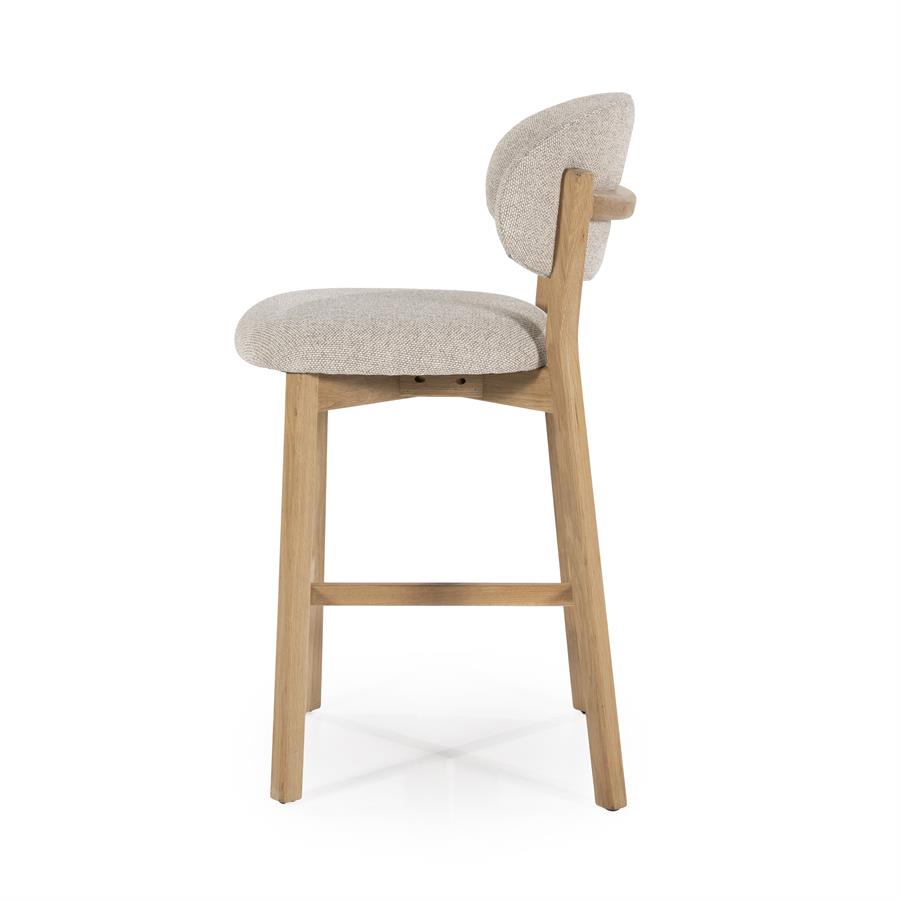 Barstoel Mikky naturel - taupe Moon - Afbeelding 3