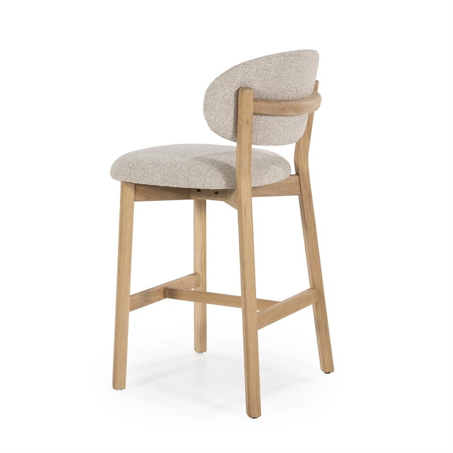 Barstoel Mikky naturel - taupe Moon - Afbeelding 4