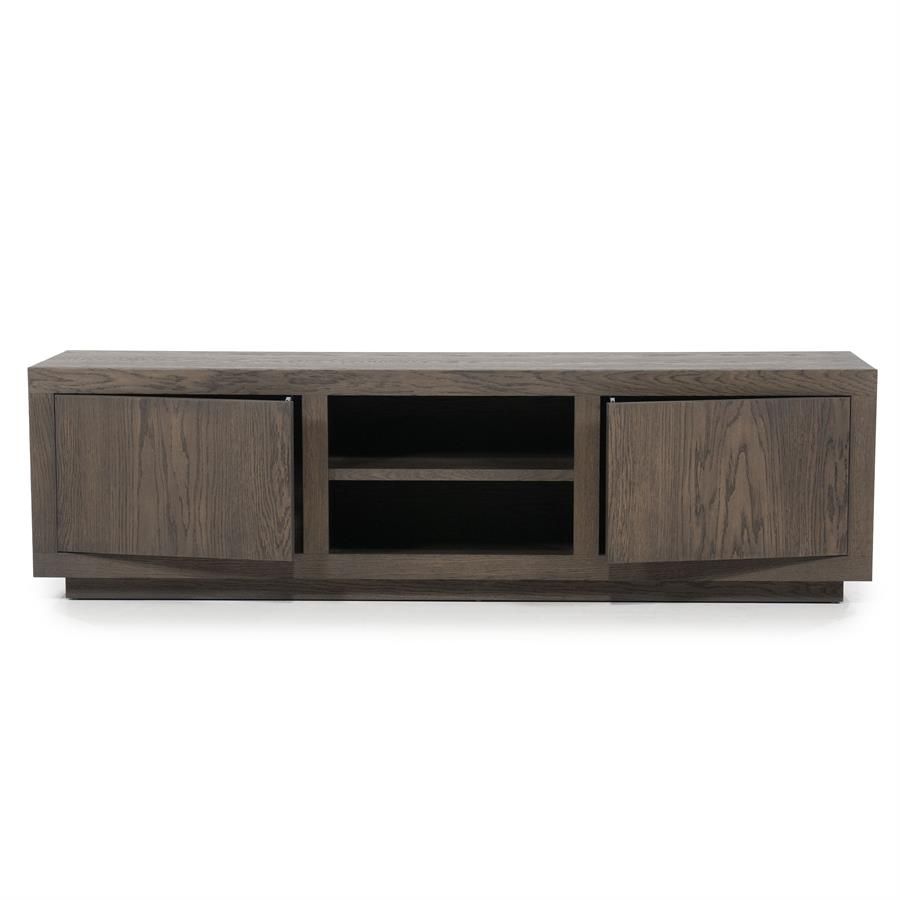 TV meubel Helsinki 160 cm - bruin - Afbeelding 2