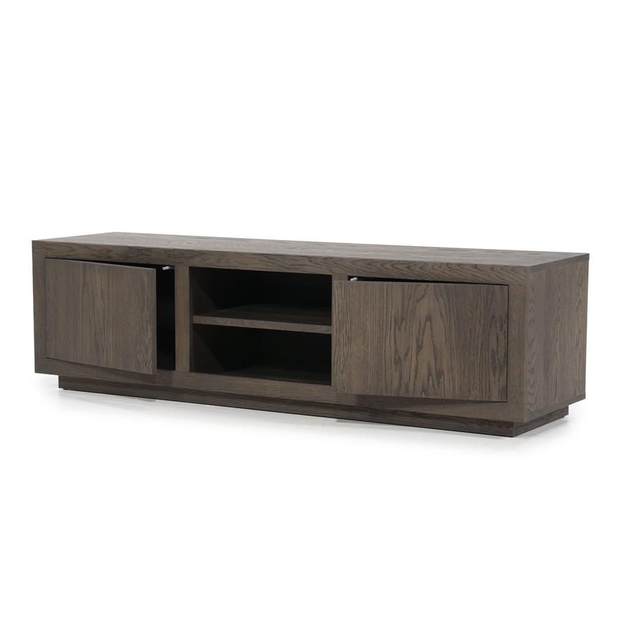 TV meubel Helsinki 160 cm - bruin - Afbeelding 4
