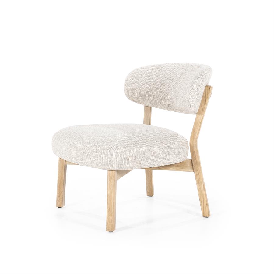 Fauteuil Mikky naturel - taupe Moon - Afbeelding 2