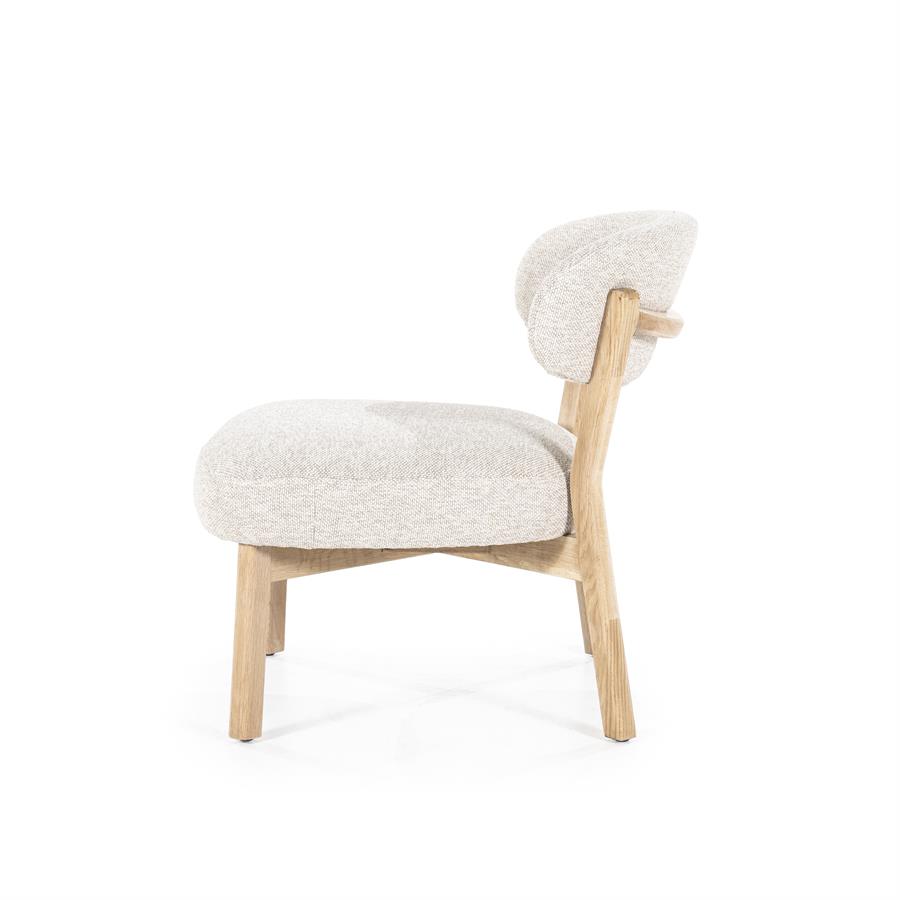 Fauteuil Mikky naturel - taupe Moon - Afbeelding 3