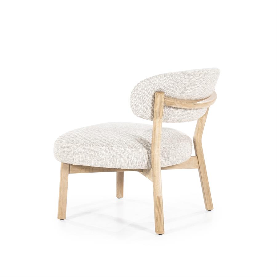 Fauteuil Mikky naturel - taupe Moon - Afbeelding 4