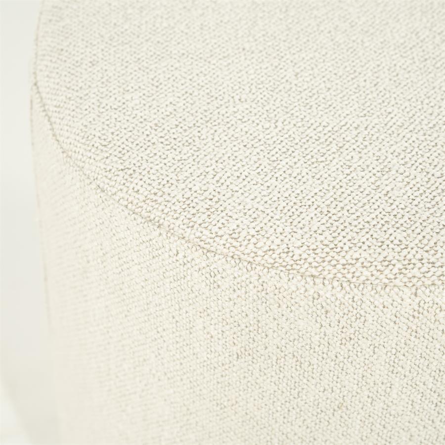 Poef Avah small - beige Mantz - Afbeelding 2
