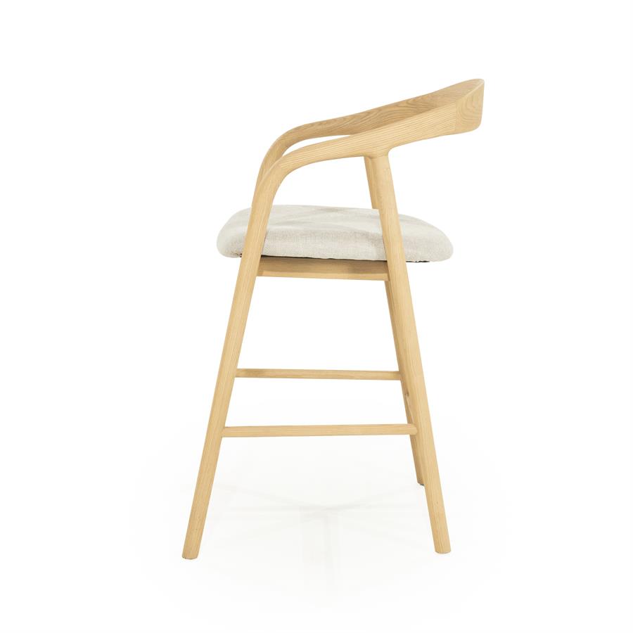 Barstoel Rayven - naturel - Afbeelding 4