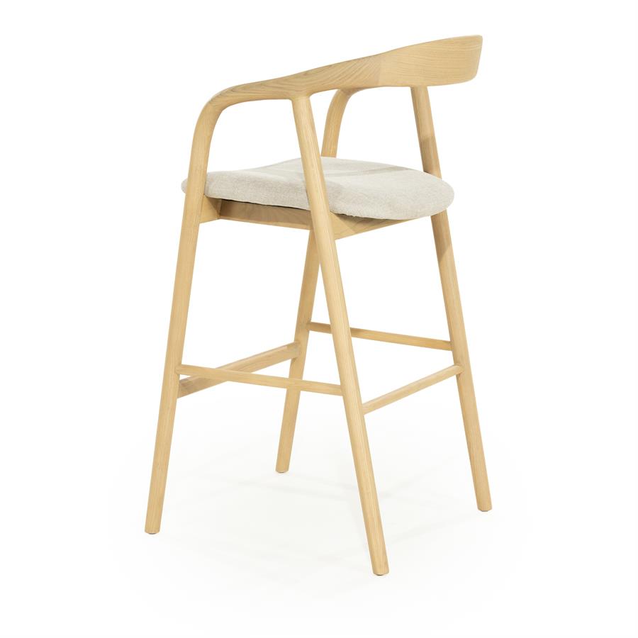 Barkruk Rayven - naturel - Afbeelding 4
