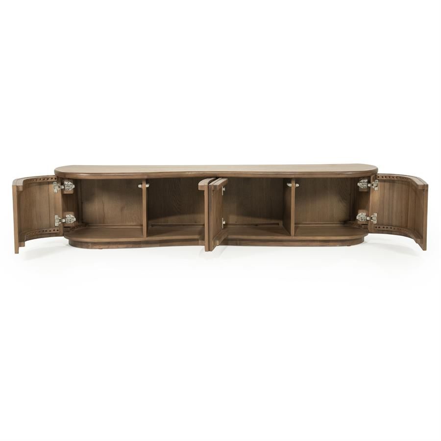 TV meubel Josh 180 cm - bruin - Afbeelding 3