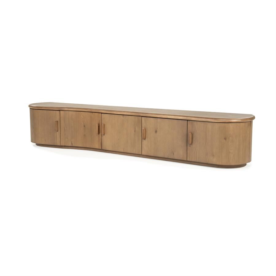 TV meubel Josh 240 cm - bruin - Afbeelding 2