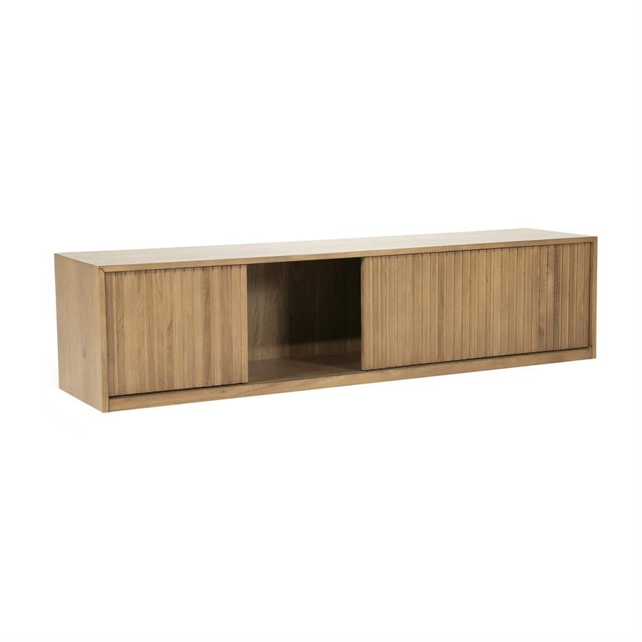 TV meubel Milo 180 cm - bruin - Afbeelding 3