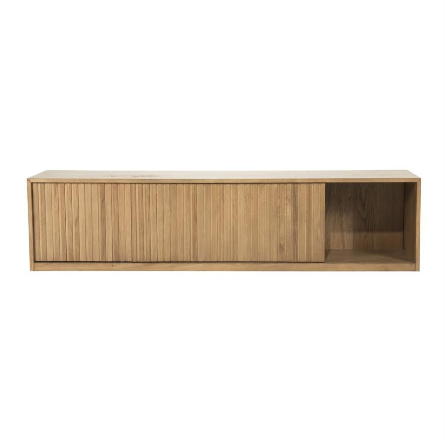 TV meubel Milo 180 cm - bruin - Afbeelding 4