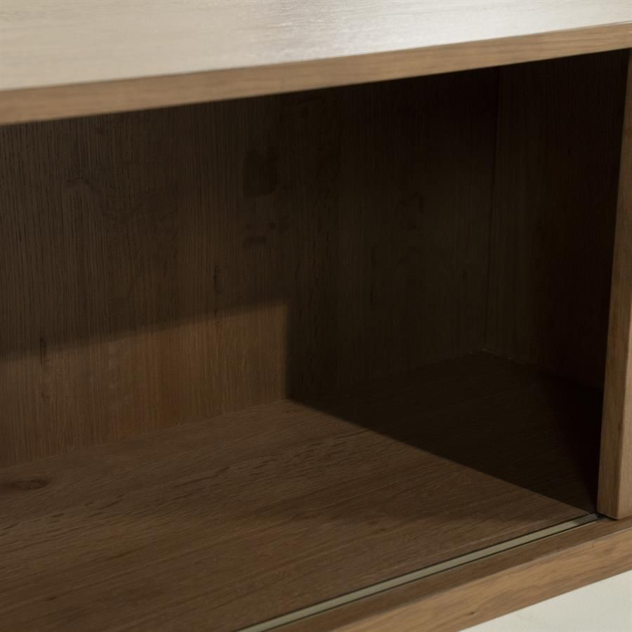 TV meubel Milo 240 cm - bruin - Afbeelding 4