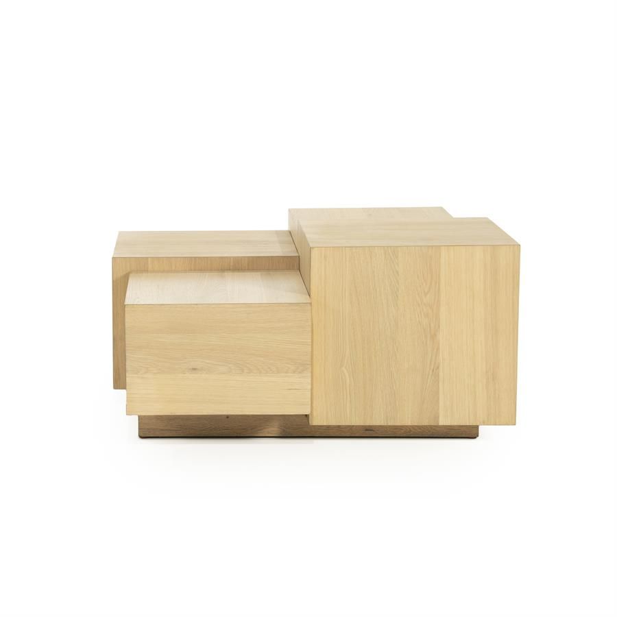 Salontafel Quinten vierkant - naturel - Afbeelding 3