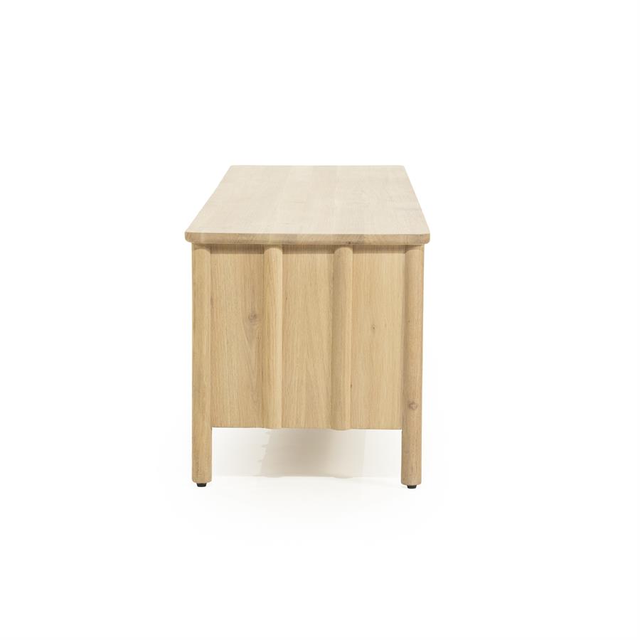 TV meubel Jake 4 drs. - naturel - Afbeelding 3