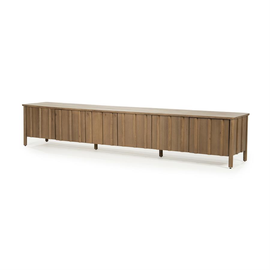 TV meubel Jake 6 drs. - bruin - Afbeelding 2