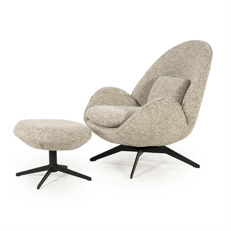 Fauteuil Ryan - taupe Zora - Afbeelding 2