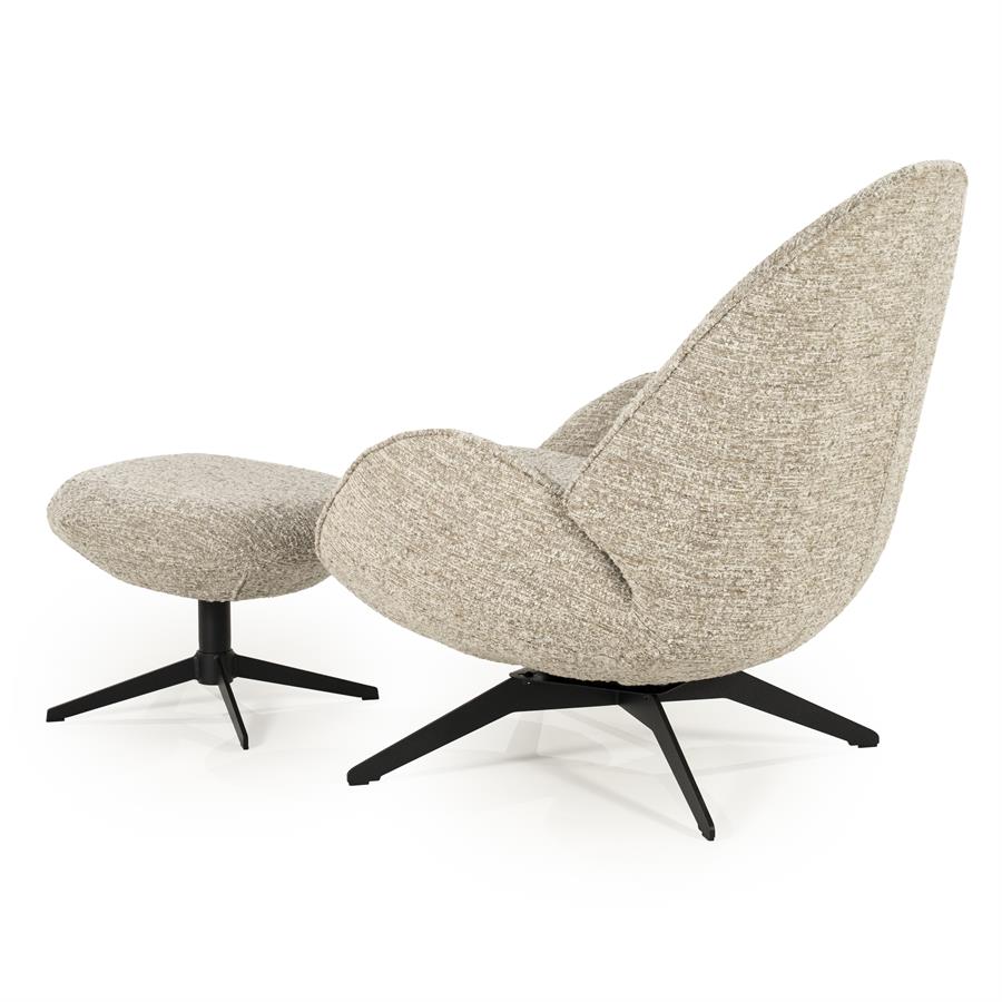 Fauteuil Ryan - taupe Zora - Afbeelding 4
