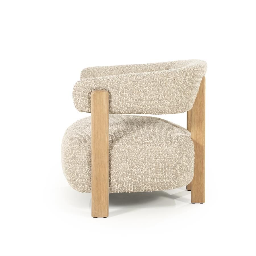 Fauteuil Lola - taupe Hush - Afbeelding 3