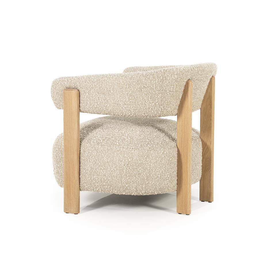 Fauteuil Lola - taupe Hush - Afbeelding 4