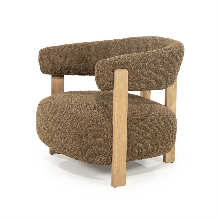 Fauteuil Lola - bruin Hush - Afbeelding 2