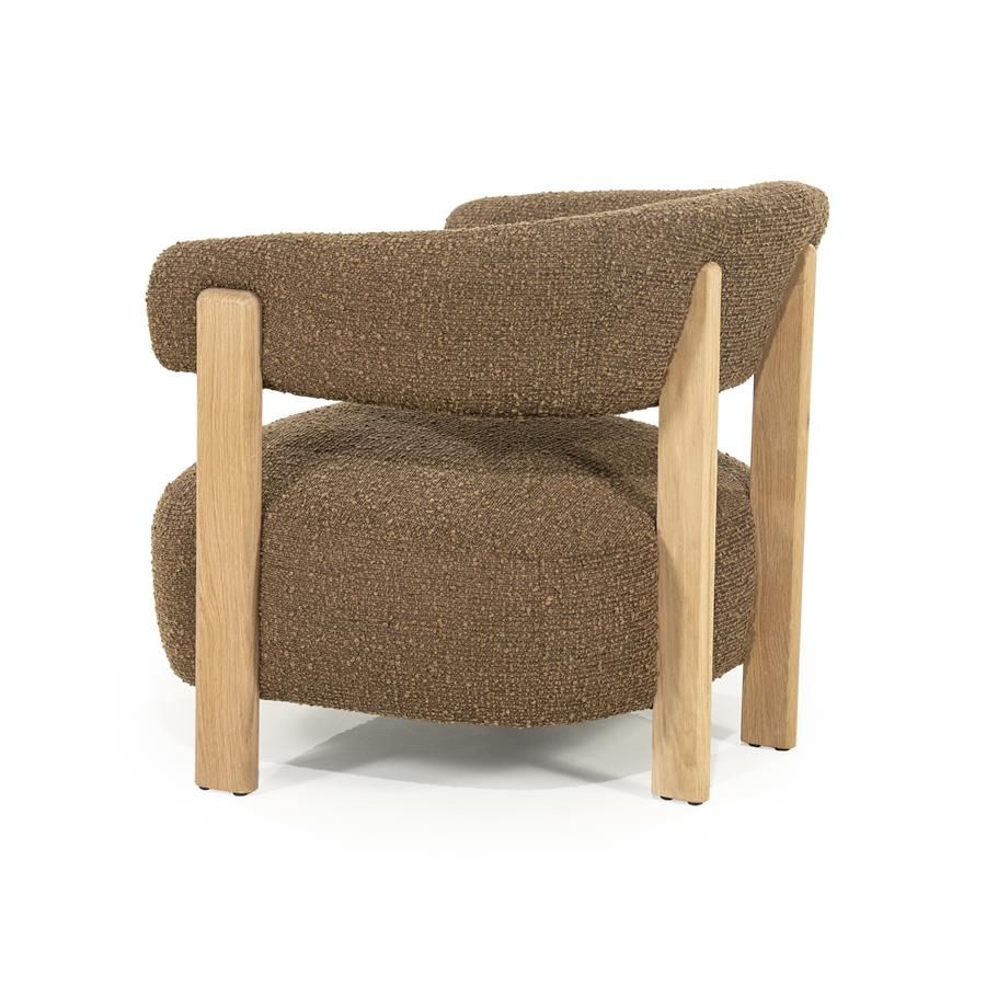 Fauteuil Lola - bruin Hush - Afbeelding 4