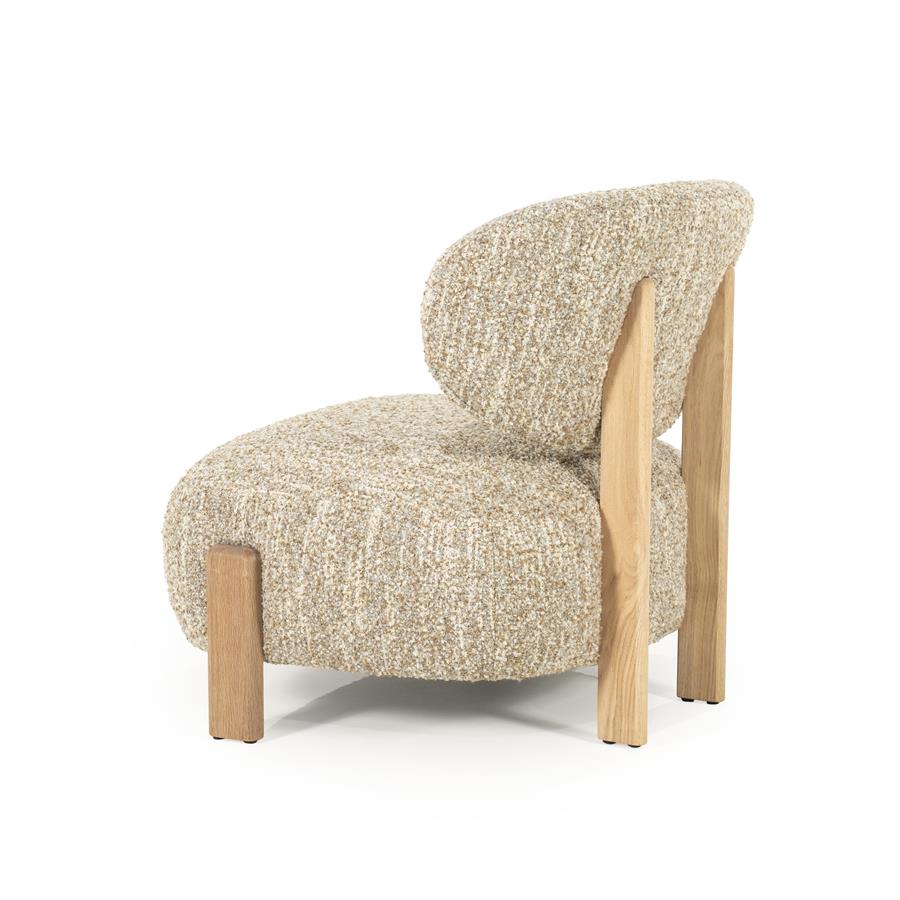 Fauteuil Reza naturel - beige Bay - Afbeelding 4