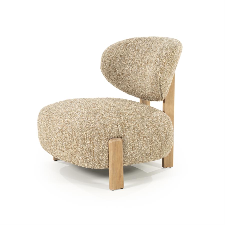 Fauteuil Reza naturel - taupe Bay - Afbeelding 2