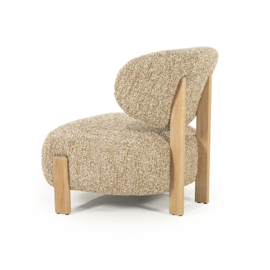 Fauteuil Reza naturel - taupe Bay - Afbeelding 4