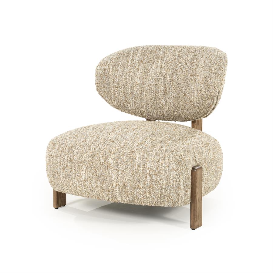 Fauteuil Reza bruin - beige Bay