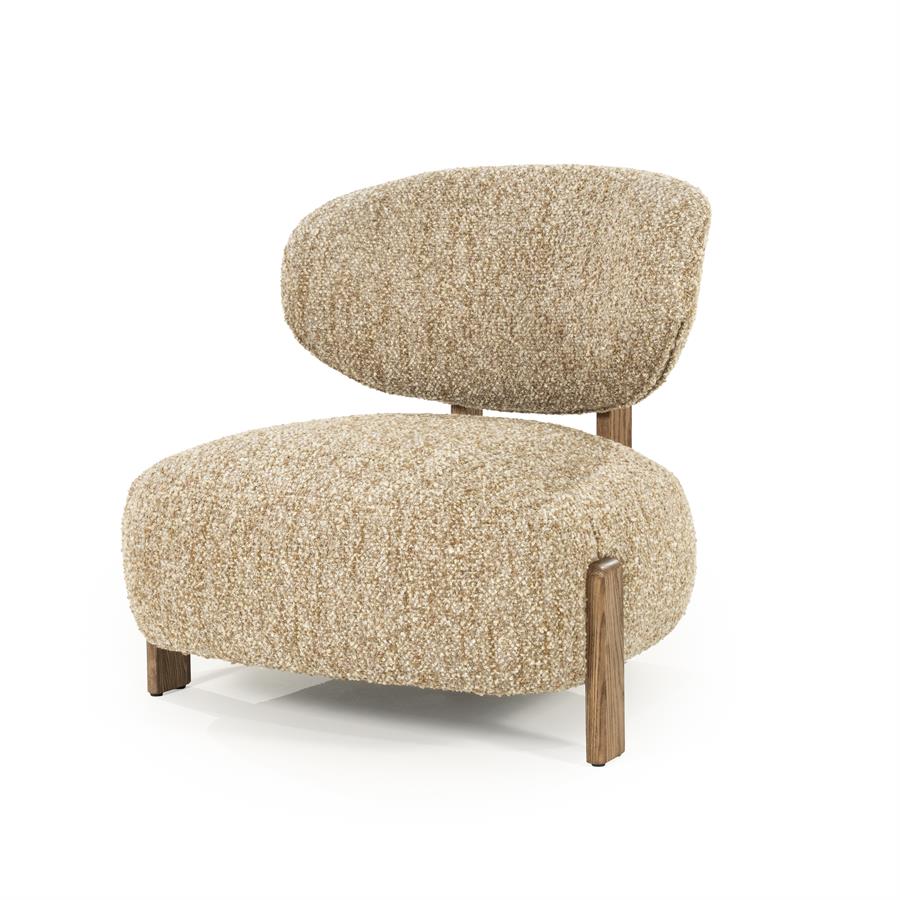 Fauteuil Reza bruin - taupe Bay