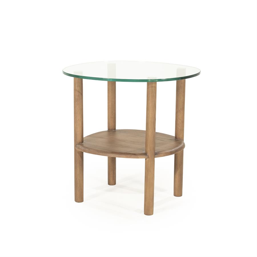 Bijzettafel Cleo - lichtbruin - Afbeelding 2