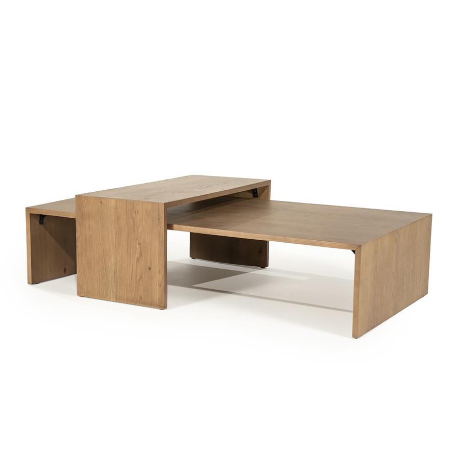 Salontafel set Flo - lichtbruin - Afbeelding 2
