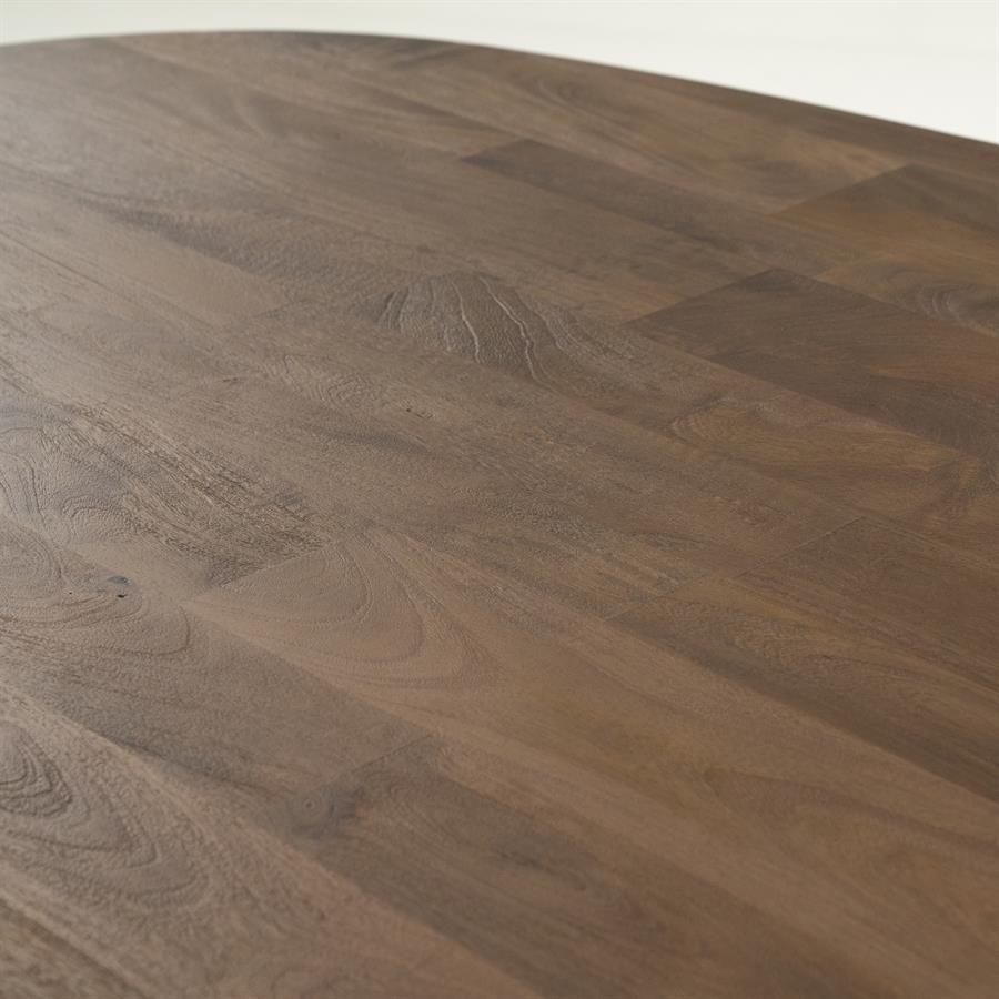 Eettafel Tycho 210x110 cm - lichtbruin - Afbeelding 4