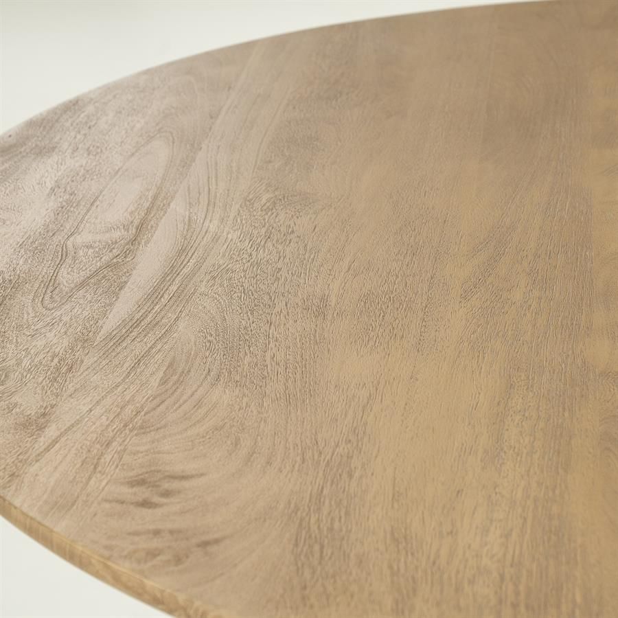 Eettafel Tycho 150x77 cm - naturel - Afbeelding 3