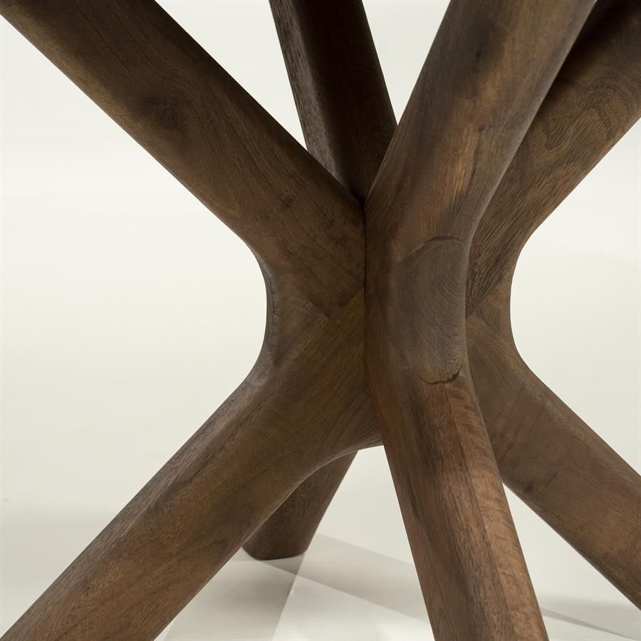 Eettafel Tycho 150x77 cm - lichtbruin - Afbeelding 2