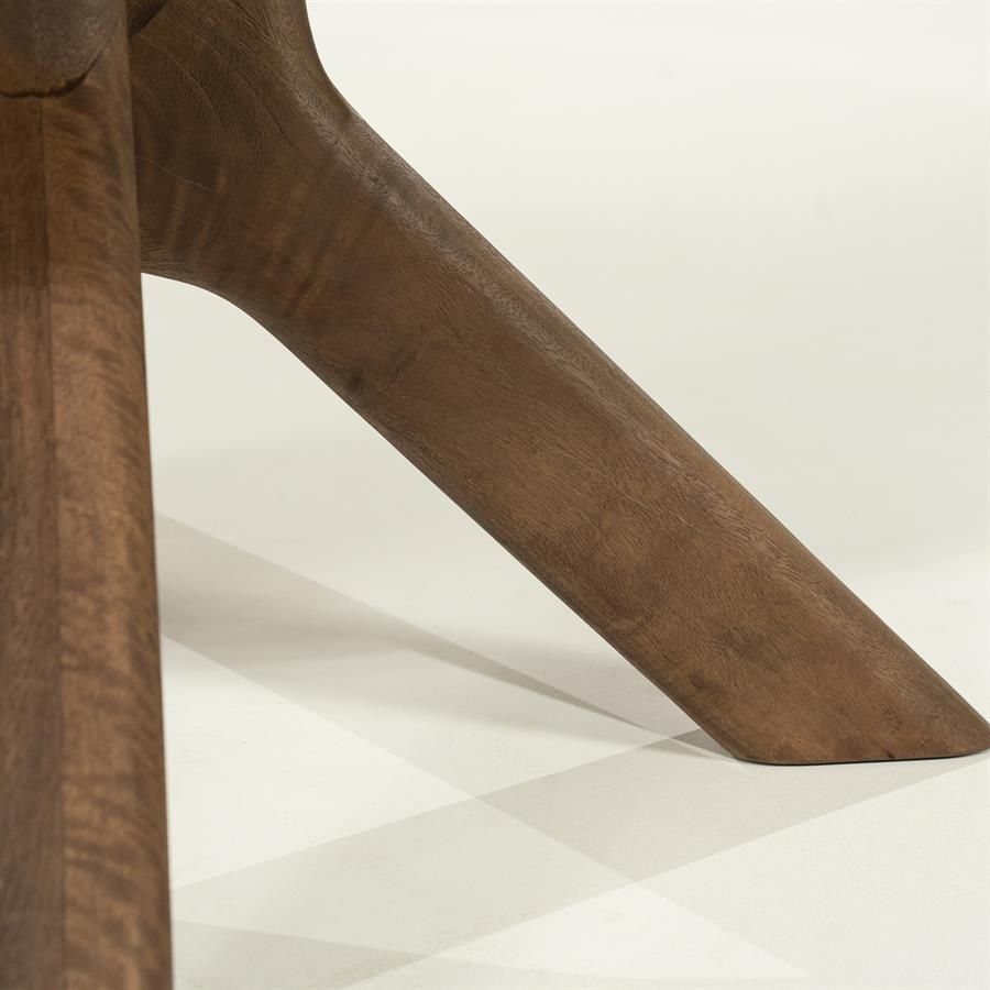 Eettafel Tycho 150x77 cm - lichtbruin - Afbeelding 3